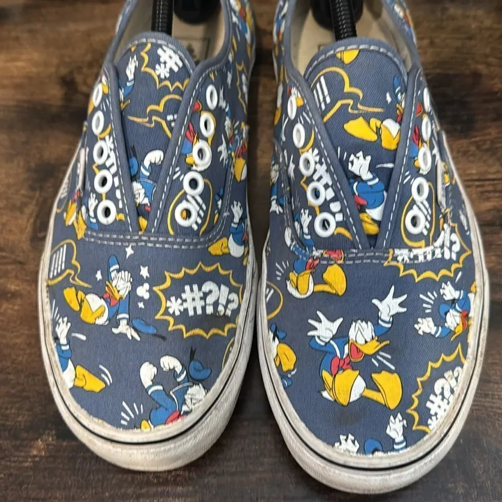 Vans X‎ Disney Donald Duck Sneakers size 11W/9.5 m